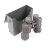 10 x 50 pair of Ednar Wide Angle binoculars in hard plastic case