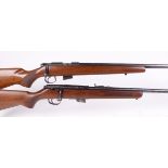 (S1) .17 CZ 452-2E American bolt action rifle, 5 shot magazine, no. A233894; .22 Marlin Model 780