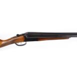 (S2) 12 bore boxlock non ejector Boito, 28 ins barrels, ½ & full, file cut game rib with bead sight,