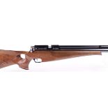 .22 Daystate Mk3 pcp air rifle, screw cut barrel (capped), figured pistol grip thumbhole stock