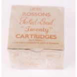(S2) 25 x 20 bore Rosson's tested load 'Twenty' cartridges [Purchasers Please Note: Section 2