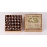 (S1) 100 x .22 Mk1 military issue rifle cartridges dated -4/2/35 [Purchasers Please Note: Section