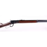 (S1) .44-40 (win) Rossi, lever action rifle, 24 ins blued octagonal barrel, adjustable iron