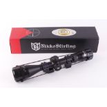 3-9 x 40 Nikko Stirling Mountmaster Side IR scope with mounts, boxed