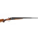 (S2) 12 bore boxlock non ejector, Spanish, 27½ ins barrels, ½ & full, game rib, 70mm chambers,