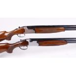 (S2) 12 bore Lanber over and under, ejector, 27½ ins barrels, ½ & ¼, file cut ventilated rib, 70mm