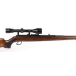5.5mm Original Model 50 underlever air rifle, original sights, semi pistol grip stock with cheek