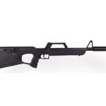 (S1) .22 Walther G22 semi automatic tactical rifle, threaded barrel (moderator available), two