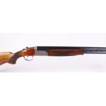 (S2) 12 bore Rizzini over and under, ejector, 27½ ins ventilated barrels, ½ & ¼, broad file cut