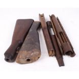 Two Enfield stocks and wood forends