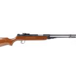 .22 Snow Peak B3F underlever air rifle, tunnel foresight, adjustable rear sight, no. 1711 [