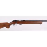 (S1) .22 BSA Century bolt action rifle, 25½ ins heavy threaded barrel (Parker Hale moderator