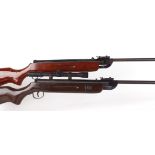 .177 SMK break barrel air rifle, open sights; Westlake break barrel air rifle (action a/f), 4 x 20