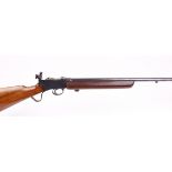 (S1) .22 BSA Model 13 Martini action rifle (late R prefix), 24¼ ins heavy barrel, tunnel