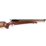 .22 Daystate Huntsman 'Midas' bolt action pre-charged air rifle, fitted moderator, brass cylinder,