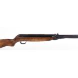 .22 Webley Mk3 underlever air rifle, open sights, no. A6498 [Purchasers Please Note: This Lot cannot