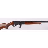 (S1) .22 Anschutz Model 520 semi automatic rifle, 21½ ins threaded barrel, open sights, 10 shot