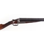 (S2) 12 bore boxlock ejector 'The Chubby' by Alex Henry & Co., 14½ ins figured Cross Over Stock