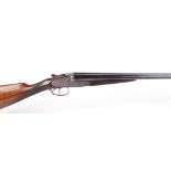 (S2) 12 bore sidelock ejector, Belgian, 26½ ins chopper lump barrels, ½ & full, game rib with bead