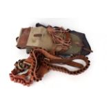 Leather game carrier, 3 x gun slips, 4 x cartridge belts