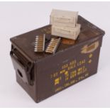 (S1) 680 x 9x19 PB Czech rifle cartridges in stripper clips, c.1950 [Purchasers Please Note: Section