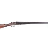 (S2) 12 bore sidelock non ejector by T Bland & Sons, 28 ins sleeved barrels, ic & ½, naive game