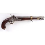 (S58) .58 (Minié ball) Springfield Pistol Carbine, 1855 pattern, 12 ins round brass bound three