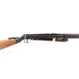 .177 Diana Model 15 break barrel air rifle, open sights, nvn; one other .177 air rifle barrel and