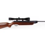 5.5mm Weihrauch HW35 break barrel air rifle (sights removed), mounted 4 x 40 Nikko Stirling Silver