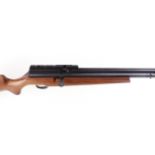 .22 Webley Raider pre charged multi shot air rifle, moderated barrel, 10 shot rotary magazine,