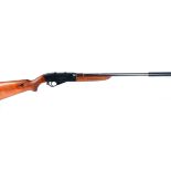 (S1) .22 BSA Ralock semi automatic rifle, 16½ ins threaded barrel (moderator available), tube