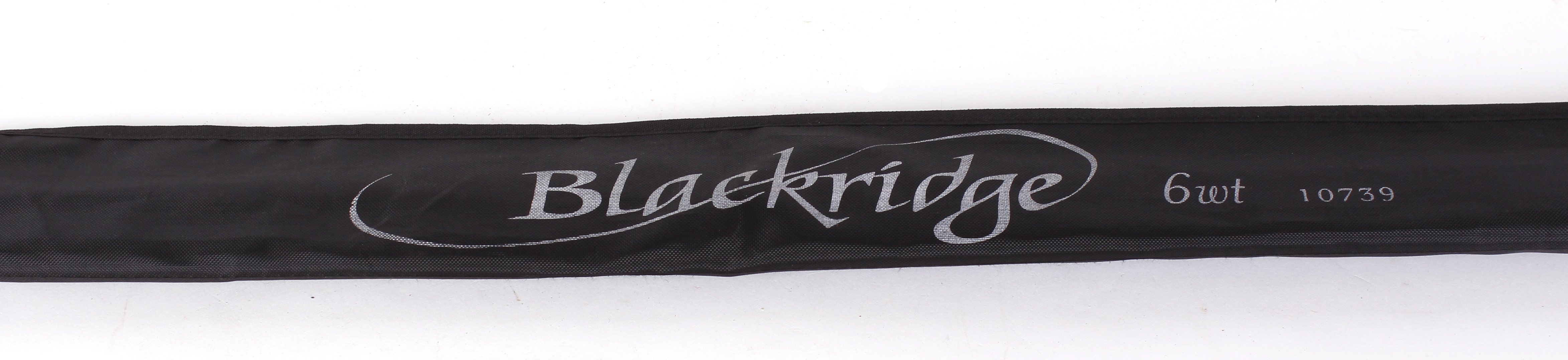 Blackridge 9ft 6wt carbon 2 piece fly rod in black slip, as new