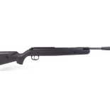 5.5mm Mauser AM03 break barrel air rifle, black synthetic stock, boxed as new with instructions, no.