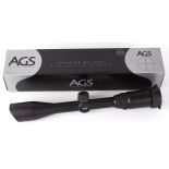 3-9 x 40 AGS rifle scope, boxed