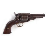 (S58) .31 Whitney Pocket Pistol, 3½ ins octagonal barrel stamped E Whitney. N Haven, captive rammer,