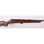 (S1) .22 BSA Armatic semi automatic rifle, 20½ ins barrel, open sights, 5 shot magazine, no.