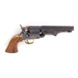 (S1) .36 Uberti 1851 Colt Sheriff black powder percussion revolver, 5 ins octagonal barrel with