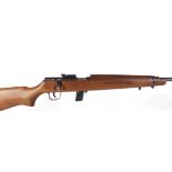 (S1) .22 Veore StLf1 bolt action rifle, 17¾ ins threaded barrel, open sights, 8 shot magazine, sling