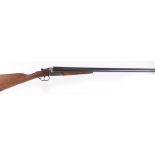 (S2) 12 bore boxlock non ejector by Master, 28 ins barrels, ½ & full, polished action with disc