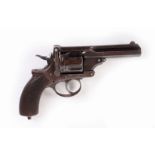 (S5-SF27) .450 Pryce's Patent 5 shot double action revolver, 4 ins octagonal barrel inscribed J