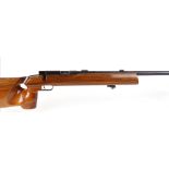 (S1) .22 Anschutz Model 1409 bolt action target rifle, 27½ ins heavy barrel, tunnel foresight,