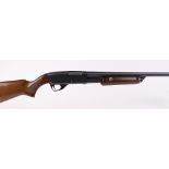 (S1) 12 bore Stevens Model 67 Series E pump action, multi shot, 27½ ins barrel, ½ choke, 3 ins