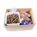 Mixed brass cases incl. 7.62 x 51; unprimed .223 Win super short mag; 32 auto; 9mm Luger; .223 Rem