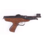 .177 Diana Mk 4 lever action air pistol, tunnel foresight, no. 4664 [Purchasers Please Note: This