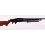 (S1) 12 bore Stevens Model 77F pump action, multi shot, 25½ ins barrel with Savage adjustable choke,