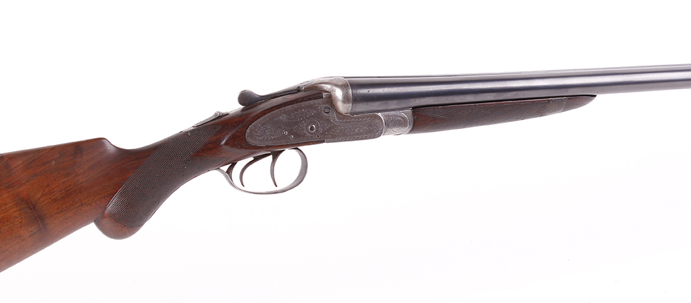 (S2) 12 bore sidelock sidelock non ejector by Midland Gun Co. 30 ins barrels, ic & full, engine