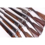 **Amended description** (S2) Seven boxlock non ejector shotguns for parts/repair