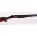 (S2) 12 bore Webley & Scott Model 912 over and under, ejector, 30 ins ventilated barrels (steel shot