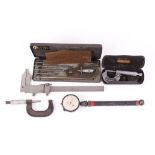 Measuring equipment including: 0-1 micrometer; 1-2 micrometer; Vernier caliper; Baty bore gauge