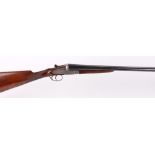 (S2) 12 bore sidelock ejector by Gunmark Viscount, 28 ins chopper lump barrels, ¼ & ½, concave